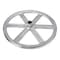 Chicago Die Casting Chicago Die Cast 6 in. D X 5/8 in. D Zinc Single V-Grooved Pulley 600A6 - alternate 1